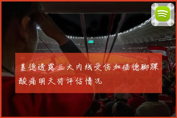 基德透露三大内线受伤加福德脚踝酸痛明天将评估情况